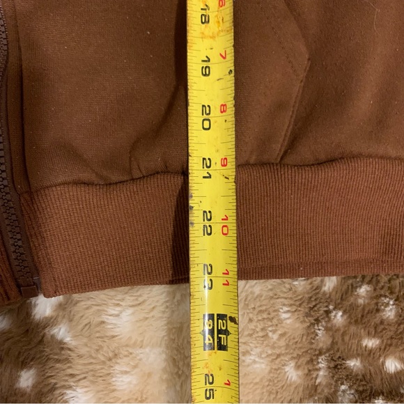 Brown Zip-Up Hoodie - Picture 6 of 8